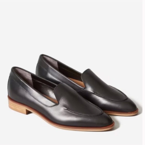 Everlane | Women’s black The Modern Loafer, pointed toe, stacked wood heel, 8.5 - Picture 16 of 16